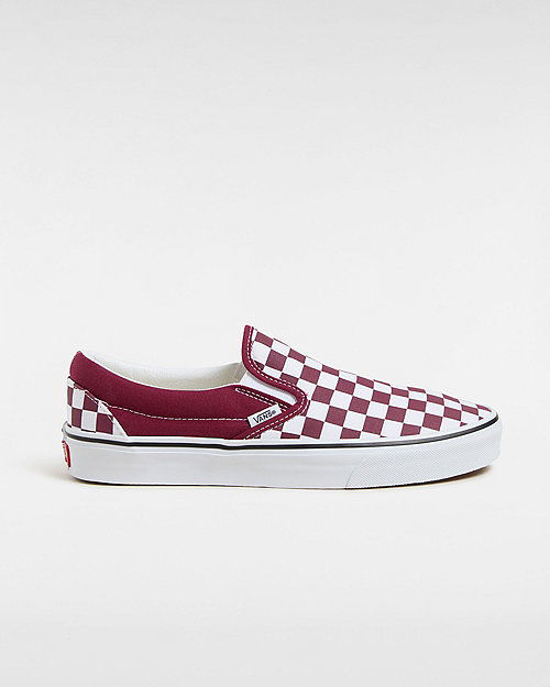 Sneakers och skor Vans VANS Classic Slip-On Color Theory Checkerboard Bourgogne | VN000D5PZCF