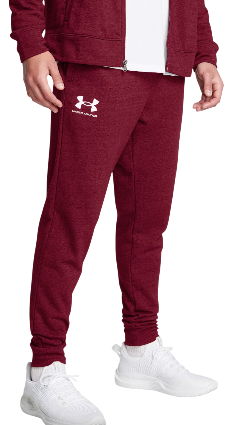 Träningsbyxor Under Armour Rival Terry Jogger Pants Röd | 1380843-625