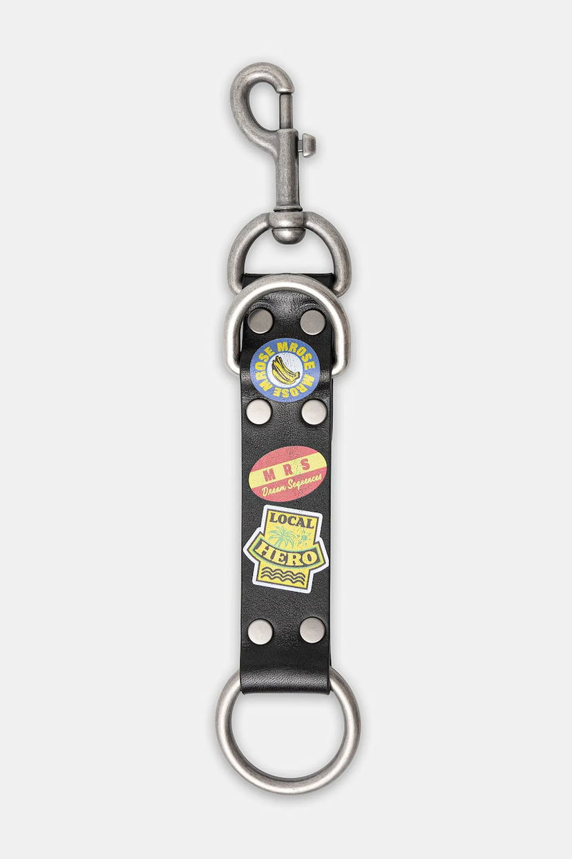 Nyckelringar Martine Rose Martine Rose Bondage Leather Keychain Svart | 1166LP01030