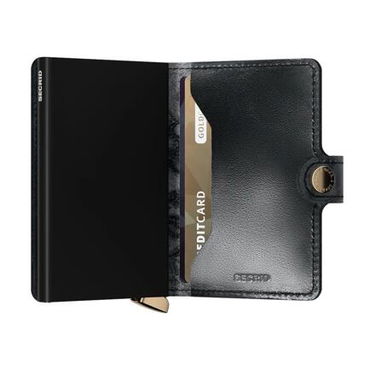 Plånbok Secrid Miniwallet Stitch Floral Card Holder Svart | MSt-Black, 3