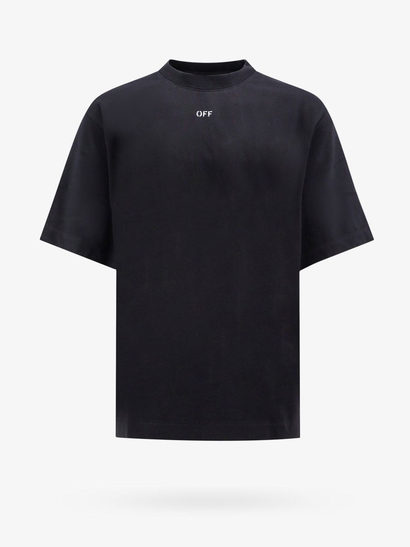 T-shirt Off-White T-SHIRT Svart | OMAA120C99JER0051001