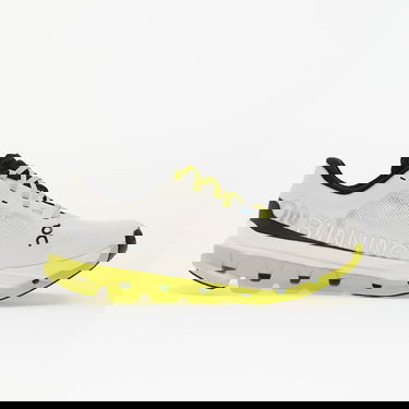 Sneakers och skor On Running On M Cloudflow 5 White/ Lime Vit | 3MF10112929, 2