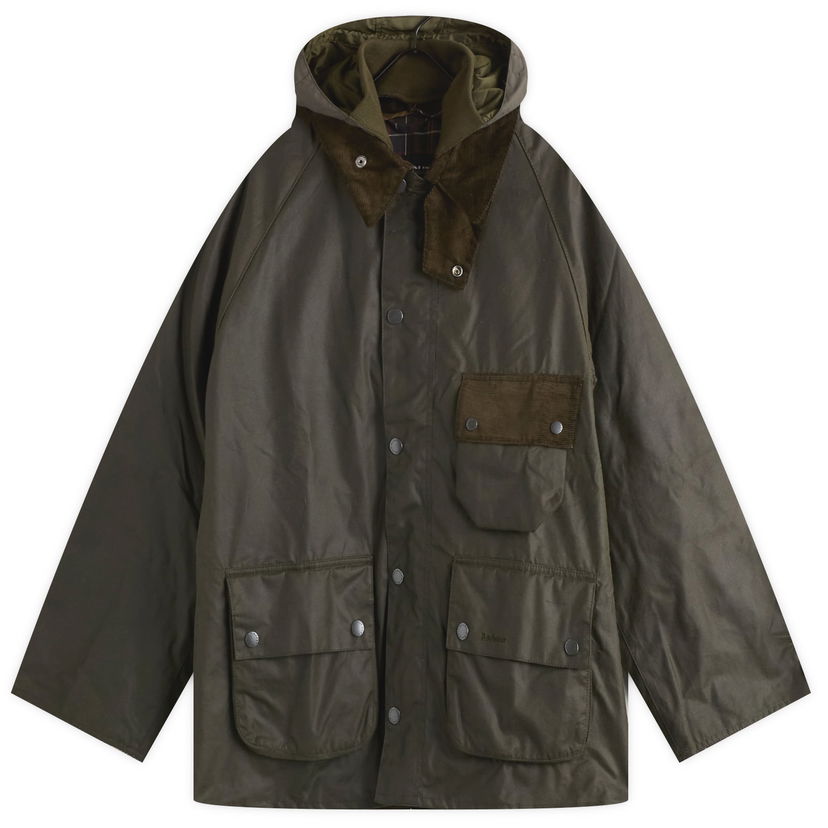 Jacka Barbour Heritage + Modified Solway Wax Jacket Size Large Grön | MWX2479OL71