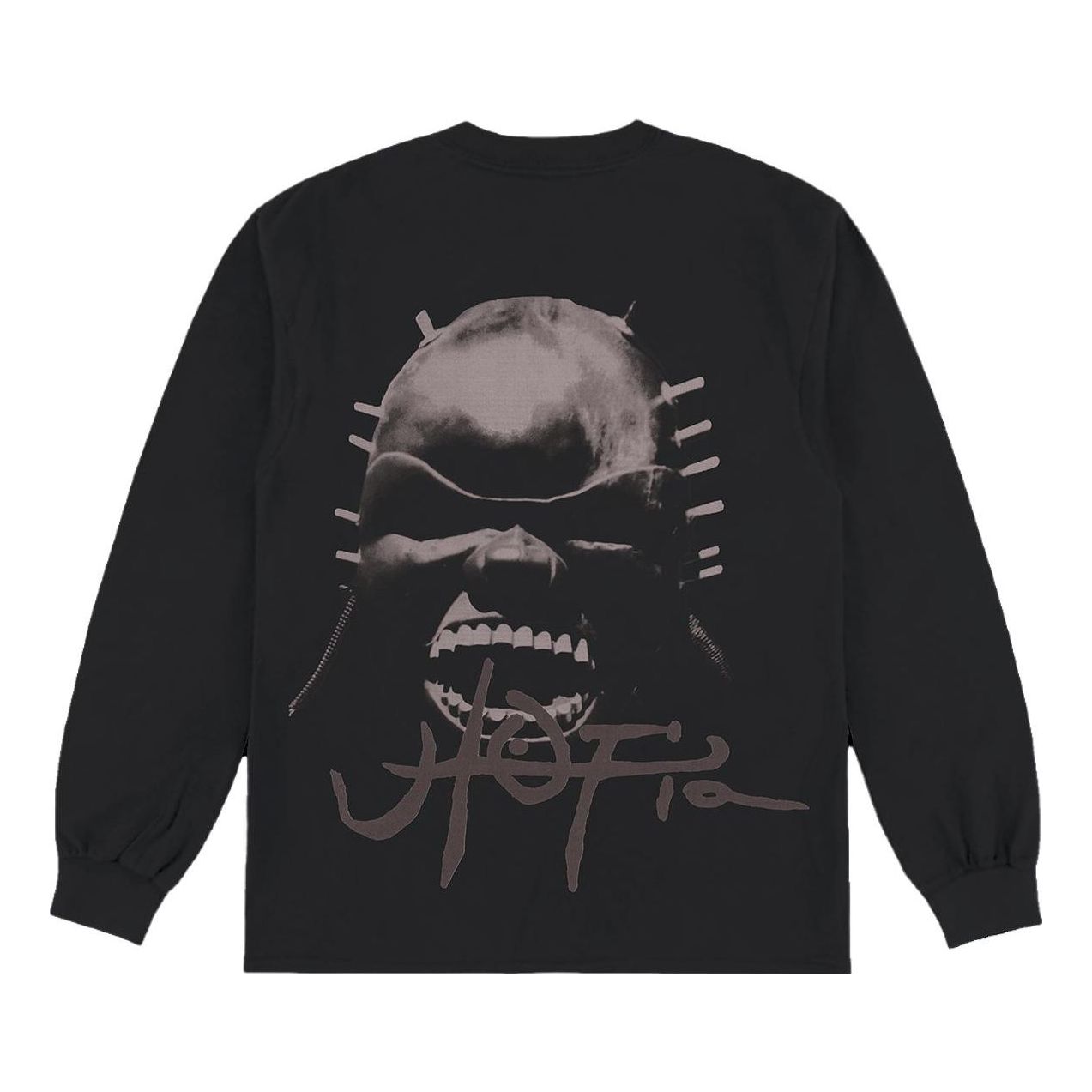 T-shirt Cactus Jack by Travis Scott Travis Scott Utopia A1 Long Sleeve T-Shirt Svart | TSUT-BS11, 0
