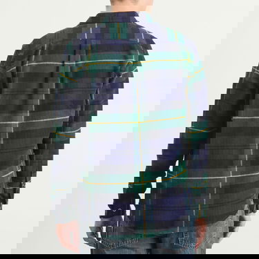 Skjorta Portuguese Flannel Cabin Flannel Check Shirt Flerfärgad | AW25018-NVG, 3