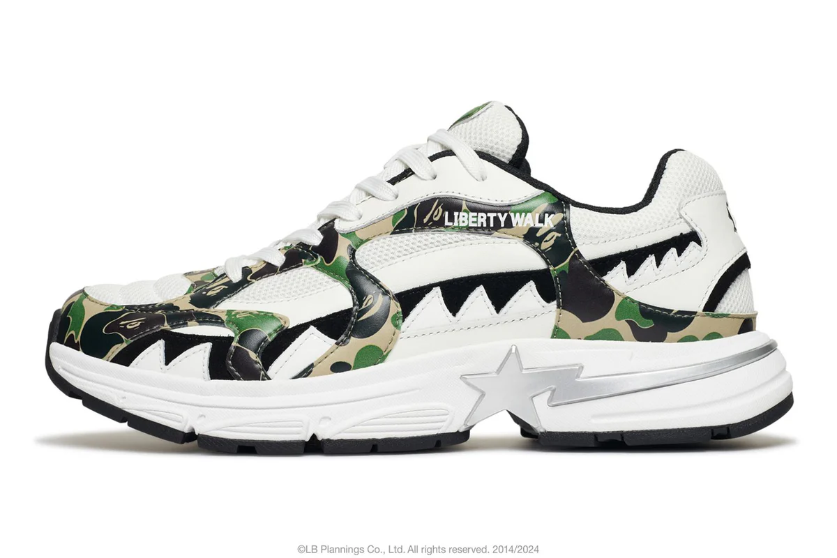 Sneakers och skor BAPE LBWK Shark Sta Vit | 0ZXSHM191922N, 0
