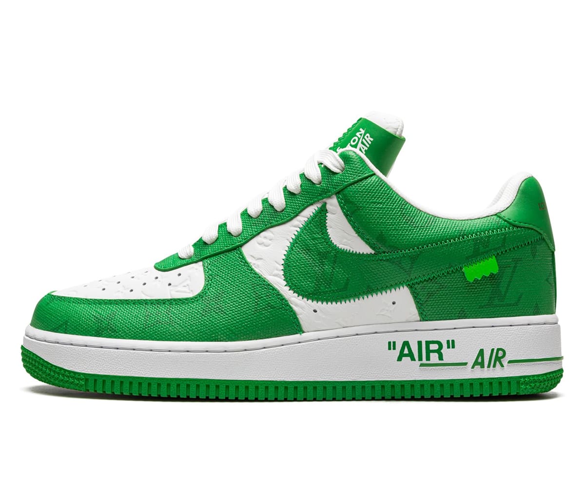 Sneakers och skor Nike Louis Vuitton x Air Force 1 Low By Virgil Abloh "Green" Grön | DD0216, 0