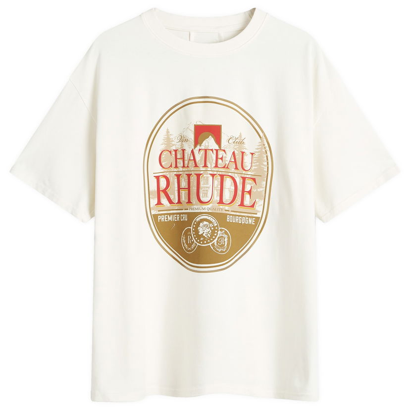 T-shirt Rhude Premier Cru T-Shirt Large Vit | RHFW24TT110120241
