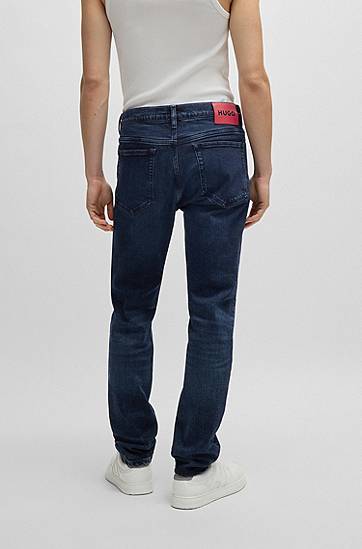 Jeans BOSS Slim-Fit Stretch Denim Jeans Blå | 50530610, 1