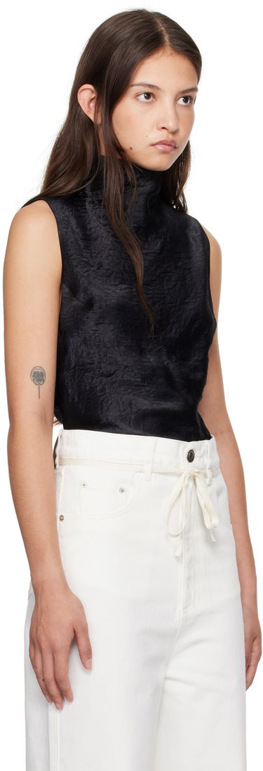 Linne Nanushka Nanushka Colson Sleeveless Turtleneck Top Svart | NW24FWTP35300, 1