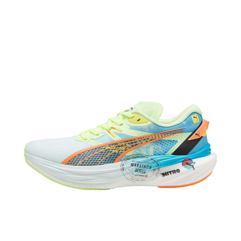Löpning Puma Deviate NITRO 3 Marathon Series Vit | 310195-01