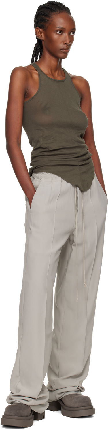 Byxor Rick Owens Rick Owens Concordians Dietrich Drawstring Trousers Grå | RP02E4325 HY, 3