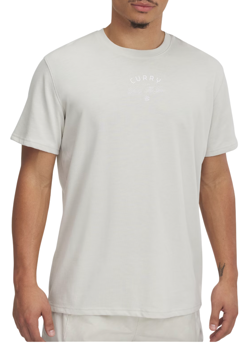 T-shirt Under Armour Curry HW Verbiage T-Shirt Vit | 1390405-110