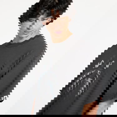 T-shirt BAPE Garment Dye Shark Relaxed Fit Tee Grå | 001CSK801316M BLK, 1