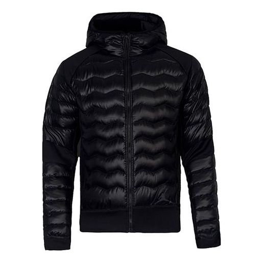 Pufferjacka Jordan Air Jordan Stay Warm Hooded Down Jacket Svart | 807948-010