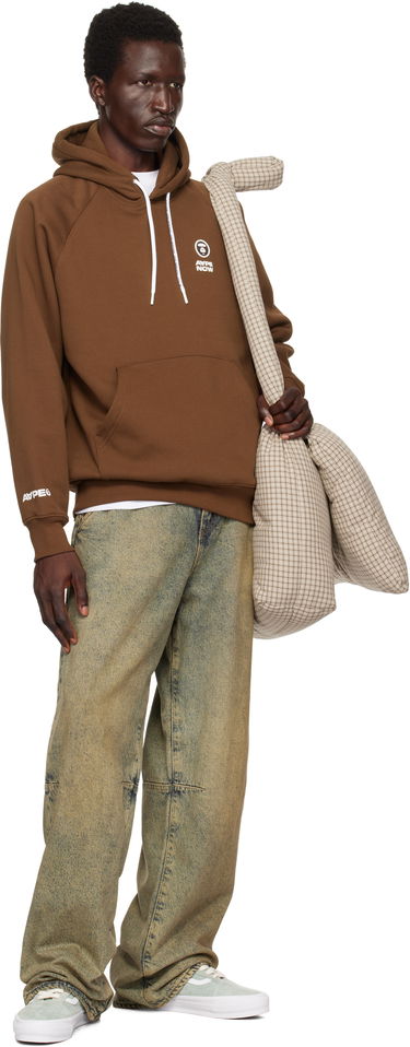 Sweatshirt AAPE by A Bathing Ape AAPE by A Bathing Ape 'AAPE Now' Hoodie Brun | AAPSWMB324XXNBWX, 3