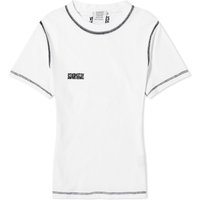T-shirt VETEMENTS Embroidered Logo T-Shirt Vit | WE64TR800WB, 1