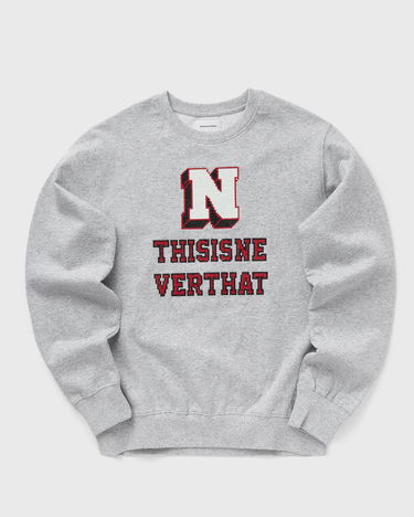 Sweatshirt thisisneverthat Cross Stitch Graphic Sweatshirt Grå | TN251TSWCW04HGR, 0