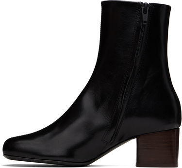 Kläder LEMAIRE LEMAIRE Anatomic 55 Leather Ankle Boots Svart | FO0206 LL0078, 2