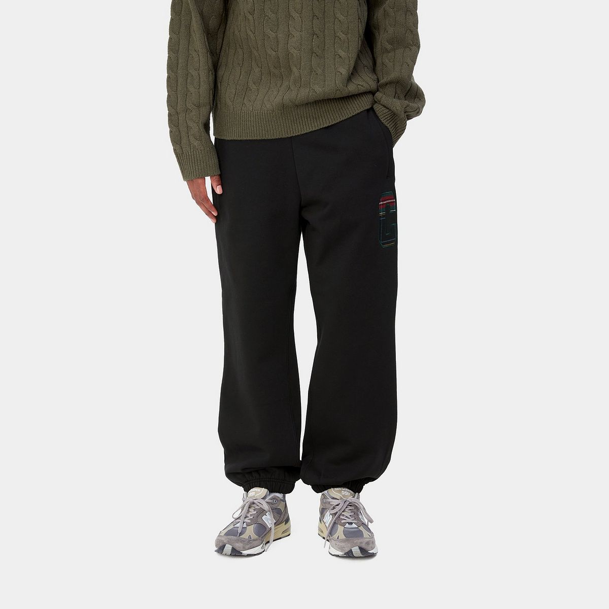 Träningsbyxor Carhartt WIP Wiles Sweat Pant Svart | I032458_89_XX, 0