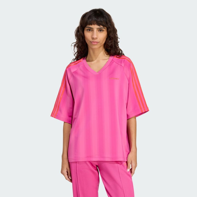 T-shirt adidas Performance Linear Logo Relaxed Fit T-Shirt Rosa | JW6021