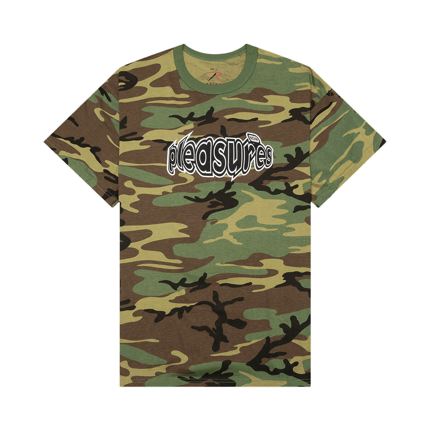 T-shirt Pleasures Strain Logo T-Shirt Flerfärgad | P21W054 CAMO, 0