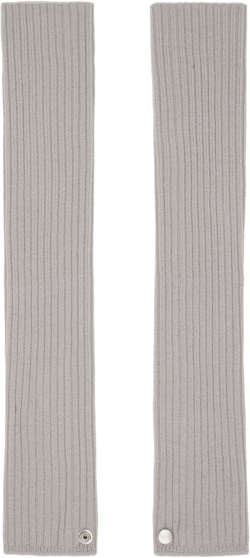 Handskar Rick Owens Rick Owens Concordians Rasato Knit Arm Warmers Grå | RP02E4488 M