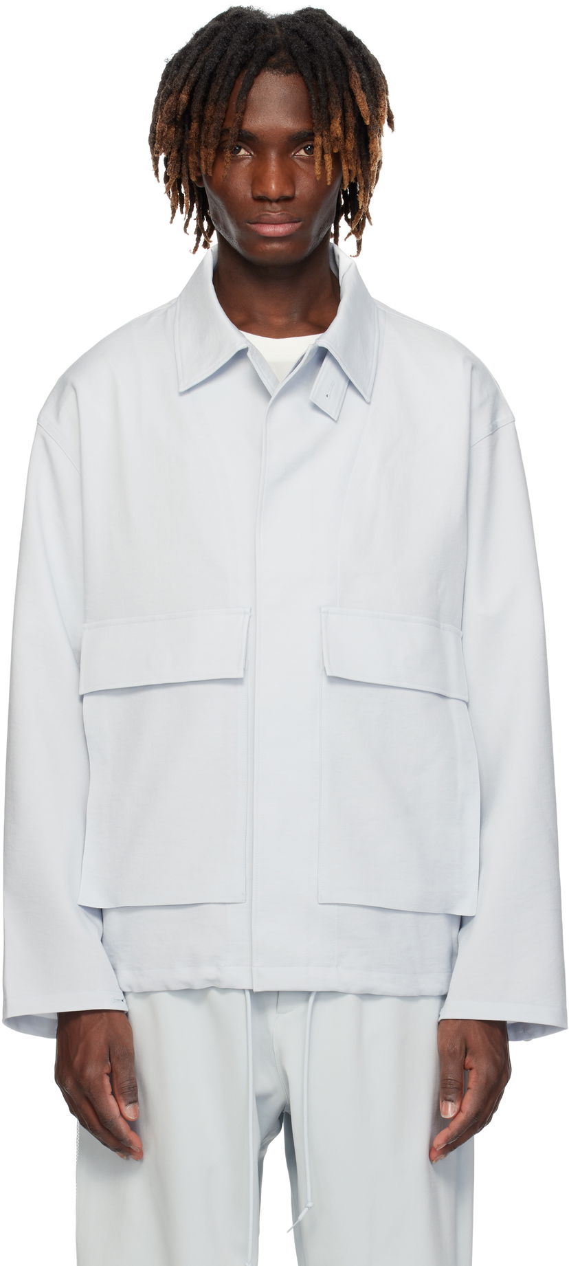 Jacka Y-3 Y-3 Sport Uniform Coach Jacket Blå | JM7798