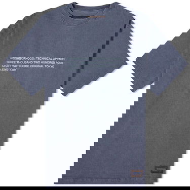 T-shirt Neighborhood Pigment Dyed T-Shirt Mörkblå | 232UNNH-CSM02-NY, 0