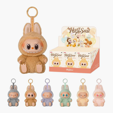 Samlarobjekt POP MART Labubu The Monsters: Have a Seat Vinyl Plush Case - Sealed Blind Box Flerfärgad | POPMART-LABUDOLL-MACARONSKOLOR, 1