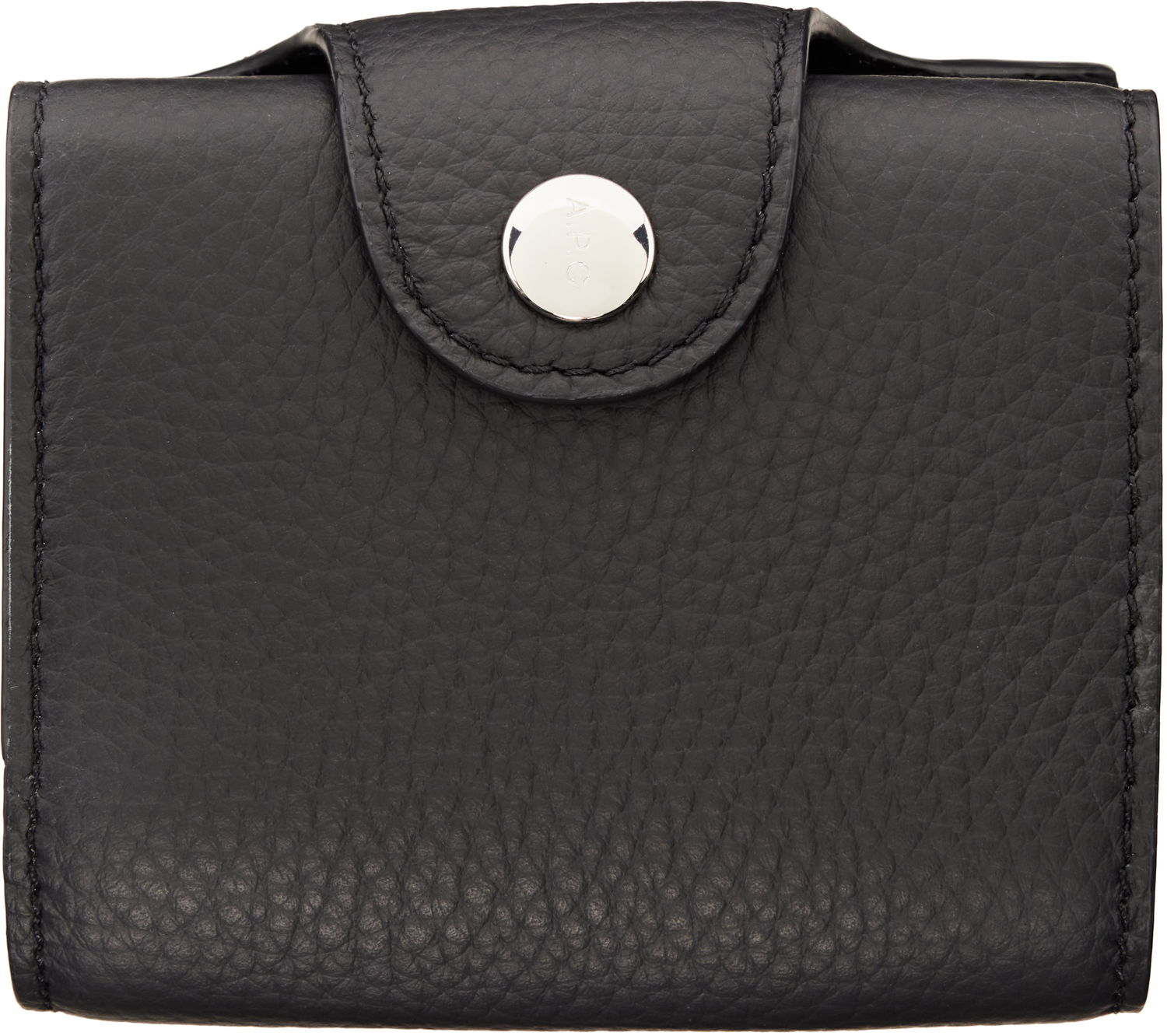 Plånbok A.P.C. A.P.C. Charles Trifold Leather Wallet Svart | PXCBC-H63593, 0