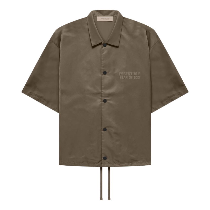 Skjorta Fear of God Essentials Nylon Shirt Grön | FOG-FW22-746