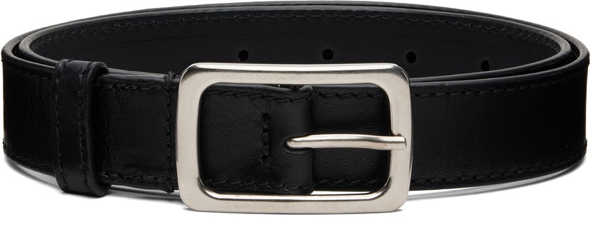 Bälten Dries Van Noten Dries Van Noten Leather Belt Svart | 252-021402-195