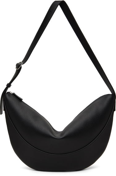 Axelväska The Row The Row Jouve Leather Shoulder Bag Svart | W1772-L145, 0