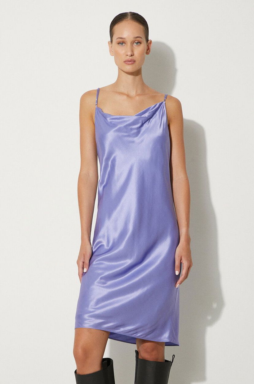 Klä Samsoe Samsoe Purple Mini Dress Purpur | F23200091