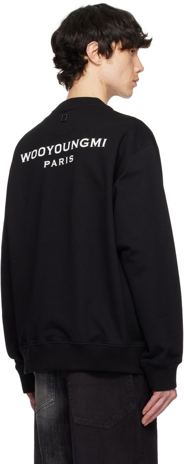 Sweatshirt WOOYOUNGMI WOOYOUNGMI Back Logo Sweatshirt Svart | W251TS27, 2