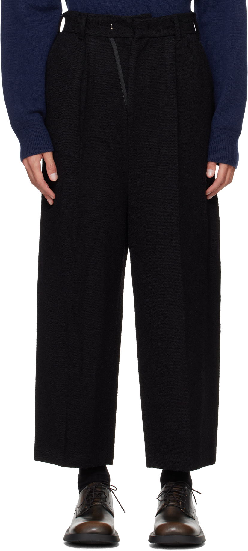 Byxor ADER ERROR Brushed Trousers Svart | BN01FWSA0210BK