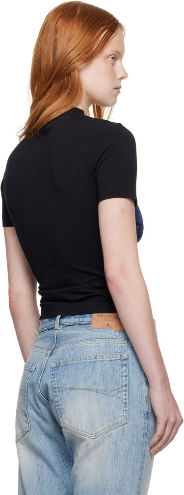 T-shirt VETEMENTS Vetements Fitted 'Night In Paris' T-Shirt Svart | WH76TR430B, 2