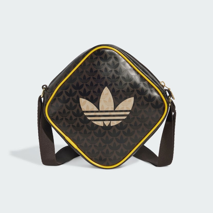 Axelväska adidas Performance Monogram Diamond-Shaped Bag Brun | JD5374