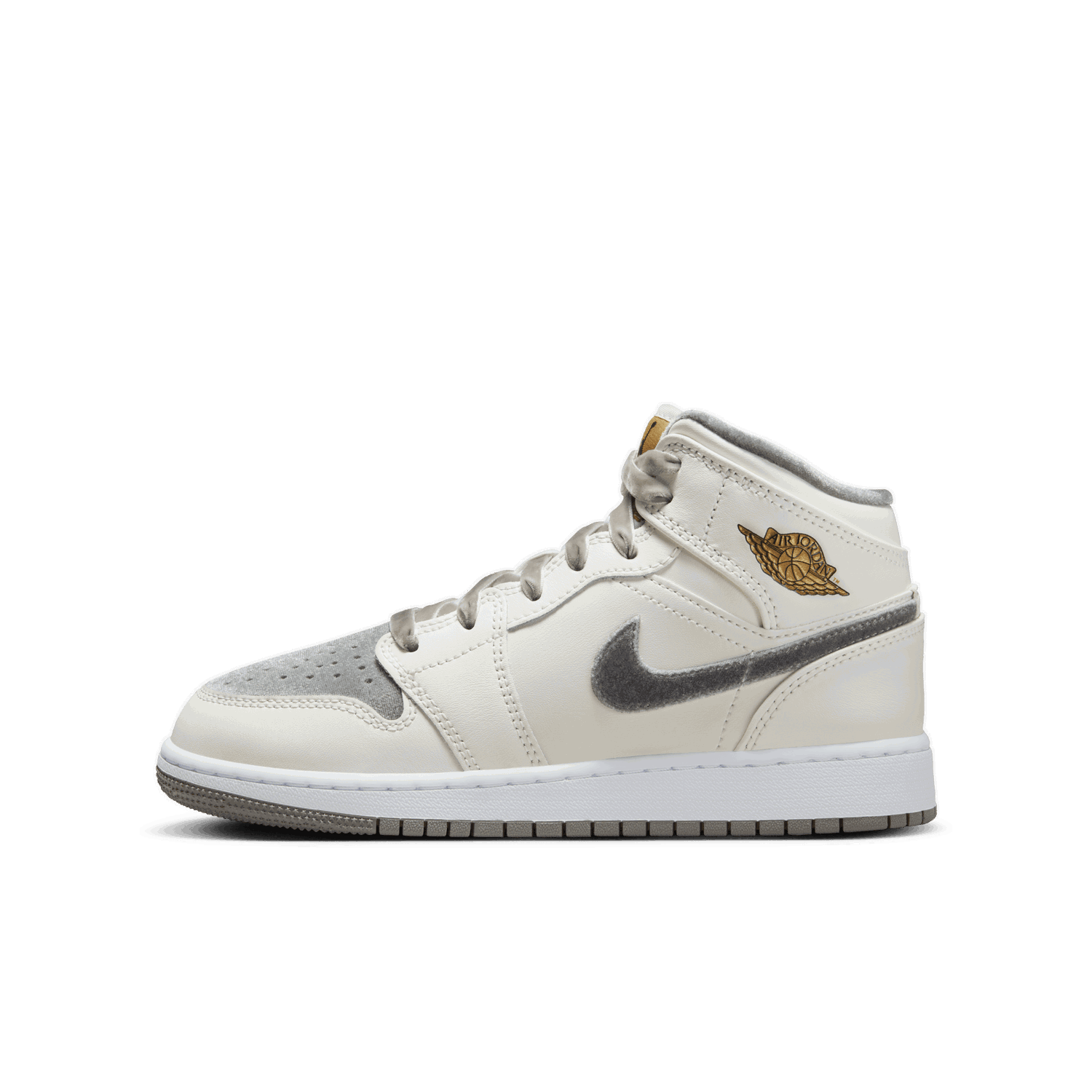 Sneakers och skor Jordan Air Jordan 1 Mid SE "Velvet Toe" GS Vit | FB9899-100, 0