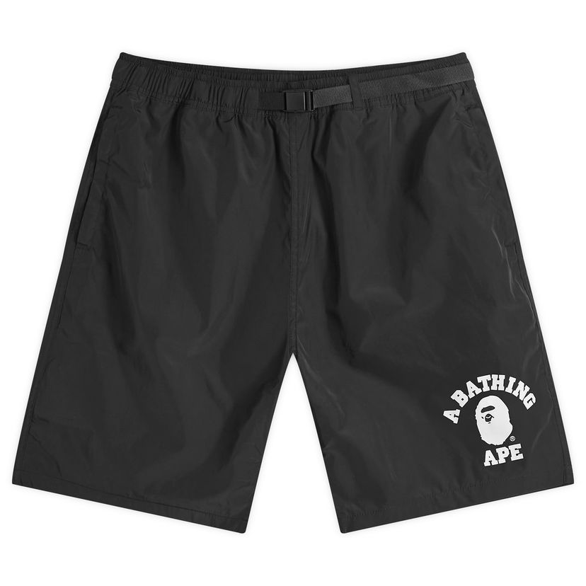 Shorts BAPE A Bathing Ape Men's College Beach Shorts in Black, Size Large | END. Clothing Svart | 001SPK301005M-BLK