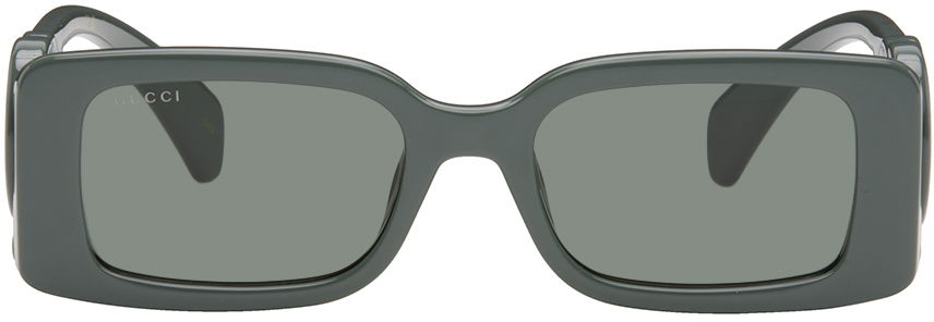 Solglasögon Gucci Rectangular Grå | GG1325S, 0