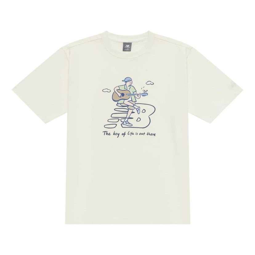 T-shirt New Balance PK Collection Graphic T-Shirt Grön | NEE26021-IV