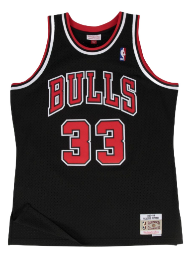 Jersey Mitchell & Ness NBA Swingman Jersey Chicago Bulls Scottie Pippen Svart | SMJYGS18151-CBUBLCK97SPI