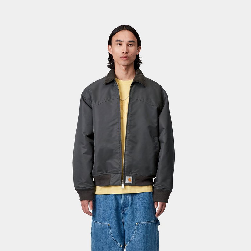 Jacka Carhartt WIP WIP Santa Fe Alumni Jacket Grå | I035147_9
