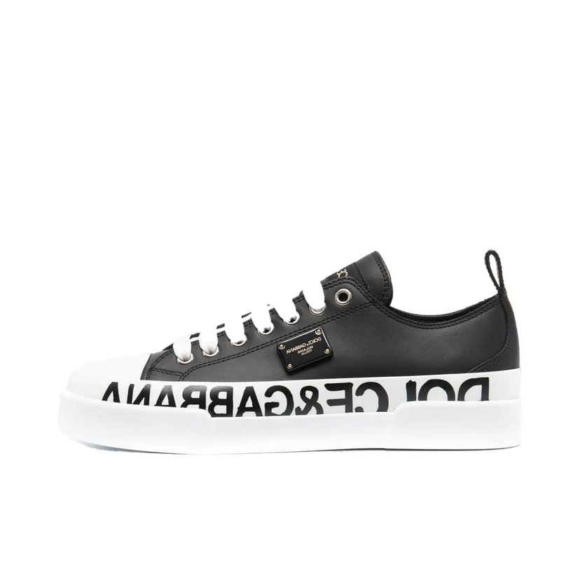 Sneakers och skor Dolce & Gabbana Portofino Black White W Svart | CK1886AO51589690