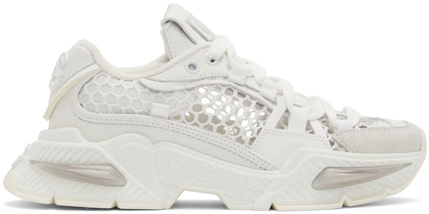 Sneakers och skor Dolce & Gabbana White Airmaster Sneakers Vit | CK1984 AY030, 0