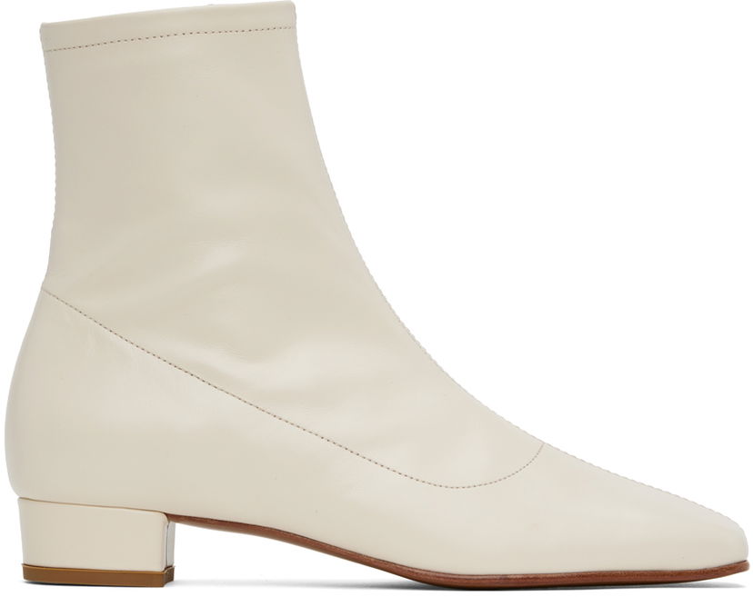 Kläder BY FAR BY FAR Este Ankle Boots Vit | 16605-07-EBWHTL