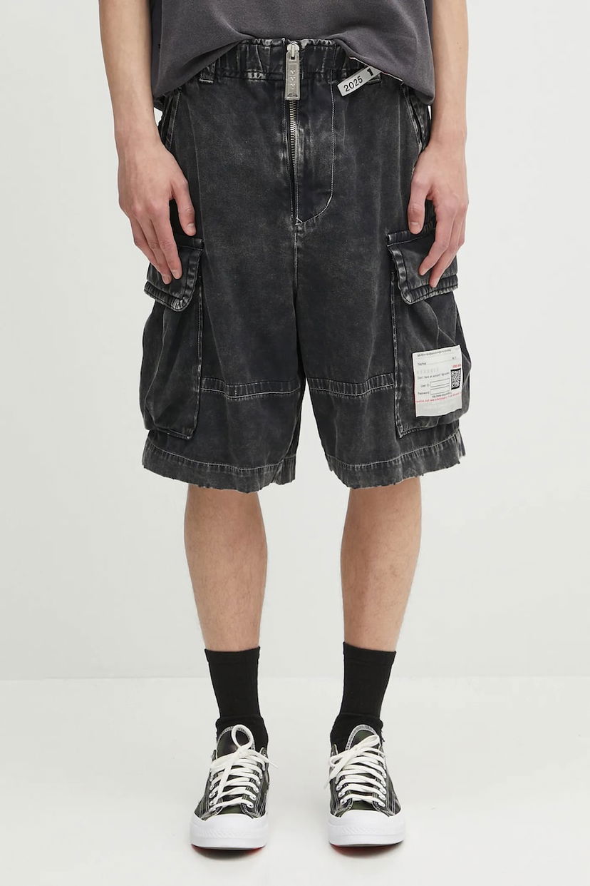 Shorts Maison MIHARA YASUHIRO Maison MIHARA YASUHIRO Amateur Sewn Cargo Shorts Svart | A14PT054
