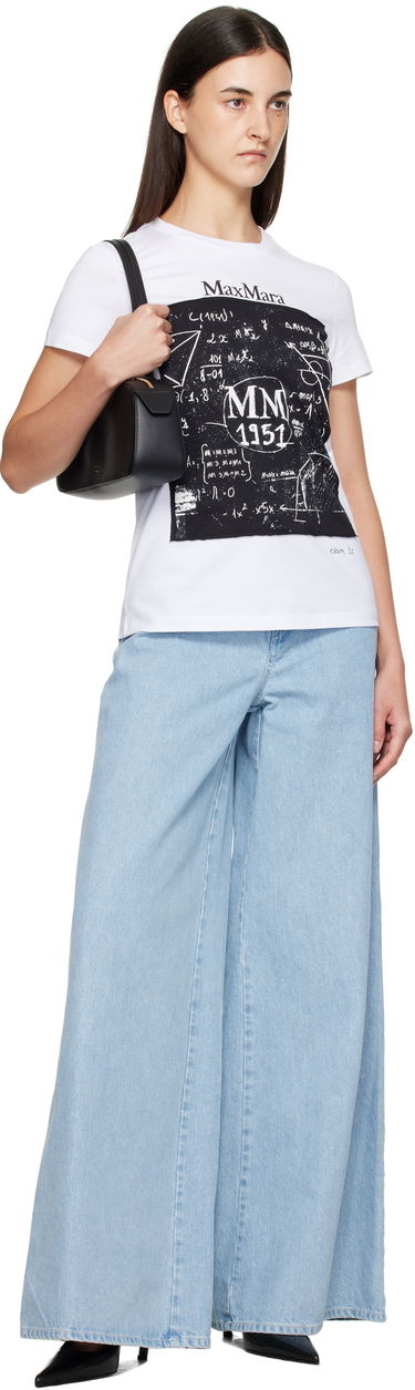 T-shirt Max Mara Max Mara Colibri Graphic T-Shirt Vit | 2511941062600, 3